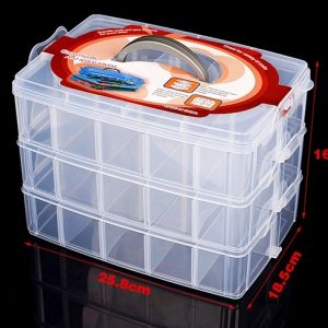 ESTUCHE ORGANIZADOR TRES NIVELES